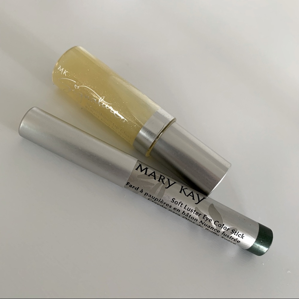 Mary Kay bundle: Starry sheer lip gloss & jade mint eye colour stick